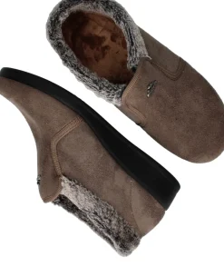 Belizia Pantoffels Taupe Dames