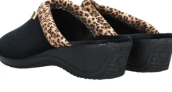 Belizia Pantoffels Zwart Dames