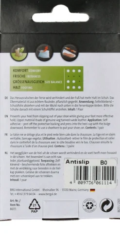 Bergal Anti Slip Anti-slip hiel Dames Heren