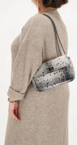 Charm Schoudertas Grijs Dames