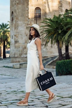 Charm Tas Zwart Dames