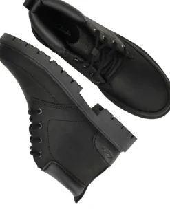 Clarks Rossdale Mid Boots Zwart Heren