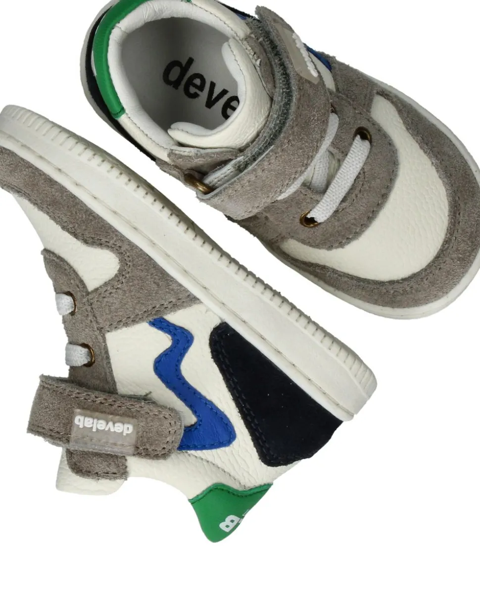 Develab First Step Sneakers Wit Jongens