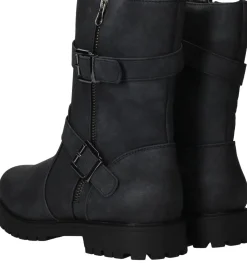 DSTRCT Bikerboots Zwart Dames