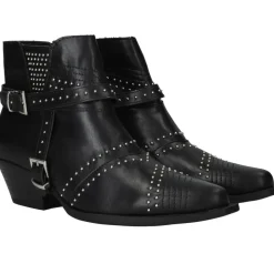 DSTRCT Enkellaarsjes Zwart Dames