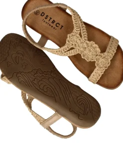 DSTRCT Sandalen Beige Dames