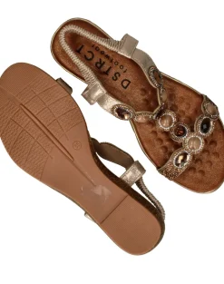 DSTRCT Sandalen Goud Dames