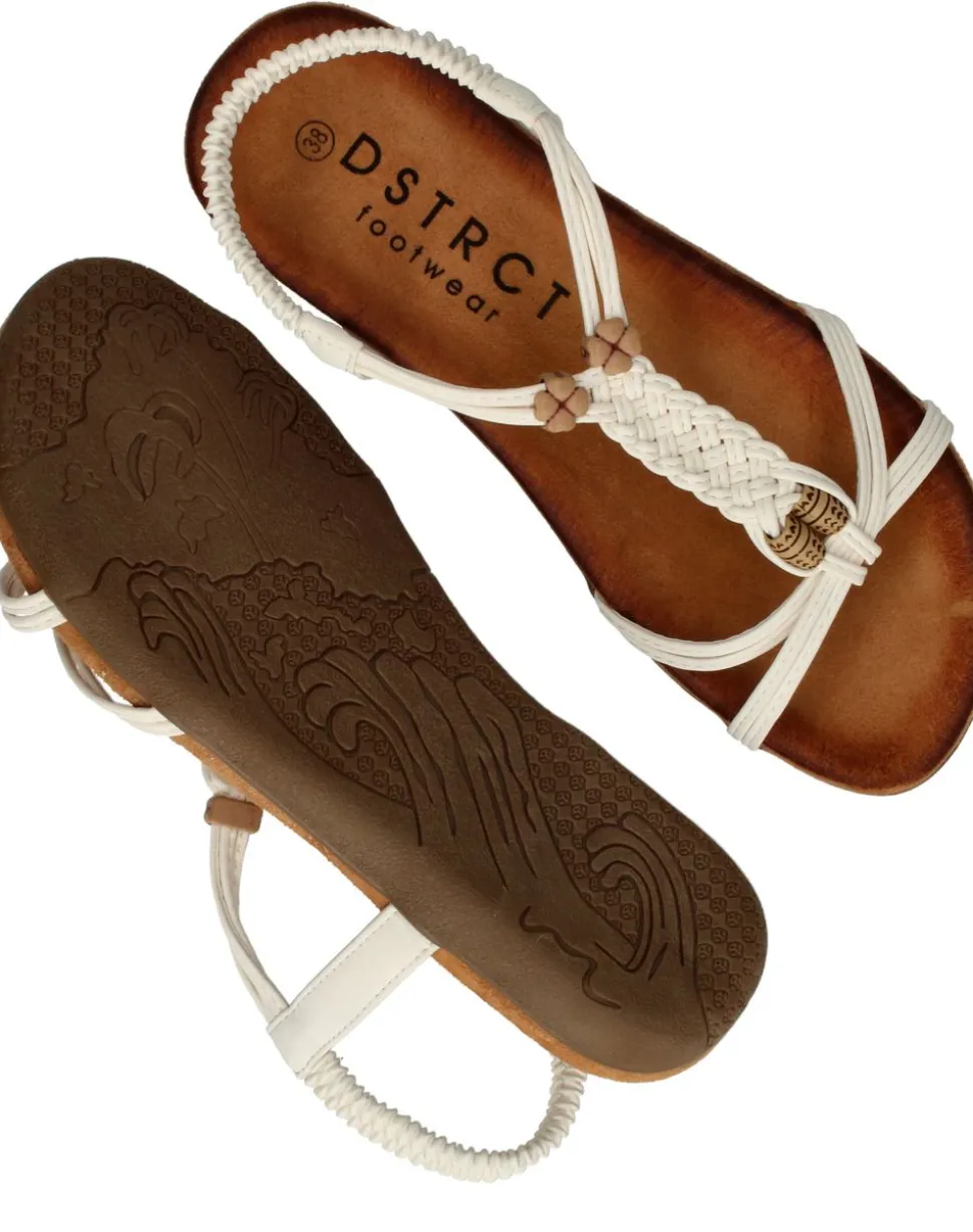DSTRCT Sandalen Wit Dames