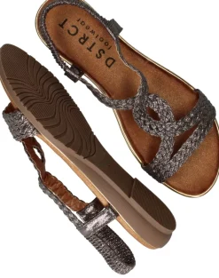 DSTRCT Sandalen Zilver Dames
