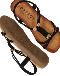 DSTRCT Sandalen Zwart Dames