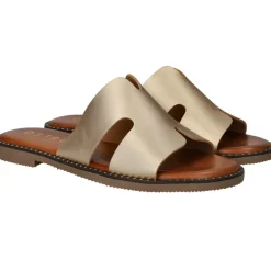 DSTRCT Slippers Goud Dames