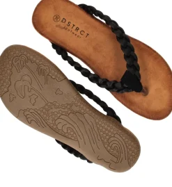 DSTRCT Slippers Zwart Dames