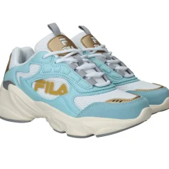 Fila Collene Logo Sneakers Blauw Meisjes