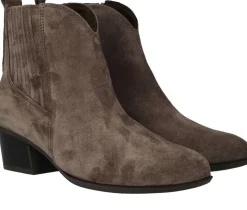 Gabor Enkellaarsjes Taupe Dames