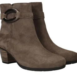 Gabor Enkellaarsjes Taupe Dames