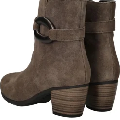Gabor Enkellaarsjes Taupe Dames