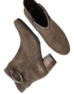 Gabor Enkellaarsjes Taupe Dames
