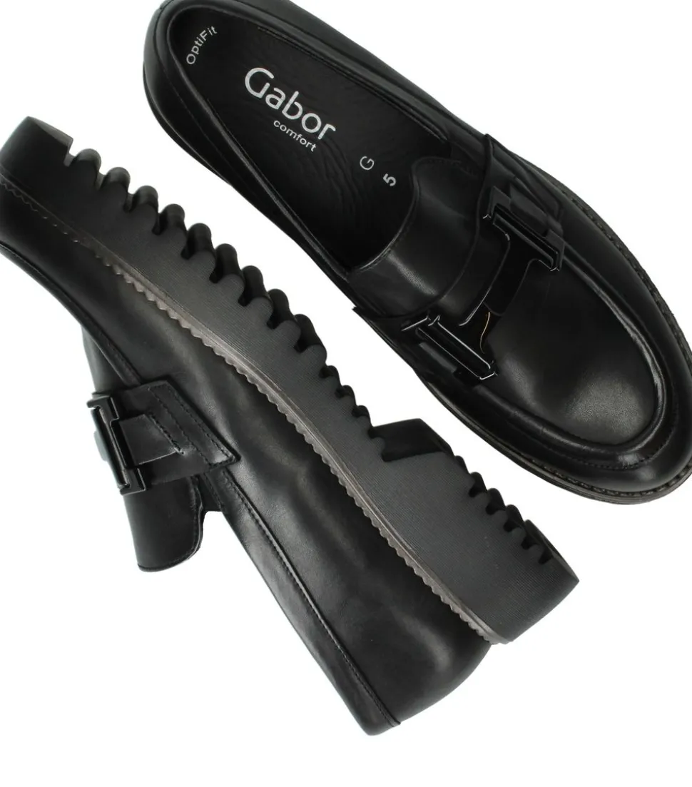 Gabor Loafers Zwart Dames