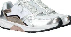 Gabor Rollingsoft Sneakers Zilver Dames