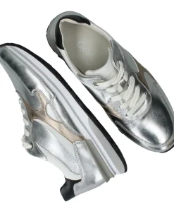 Gabor Sneakers Zilver Dames