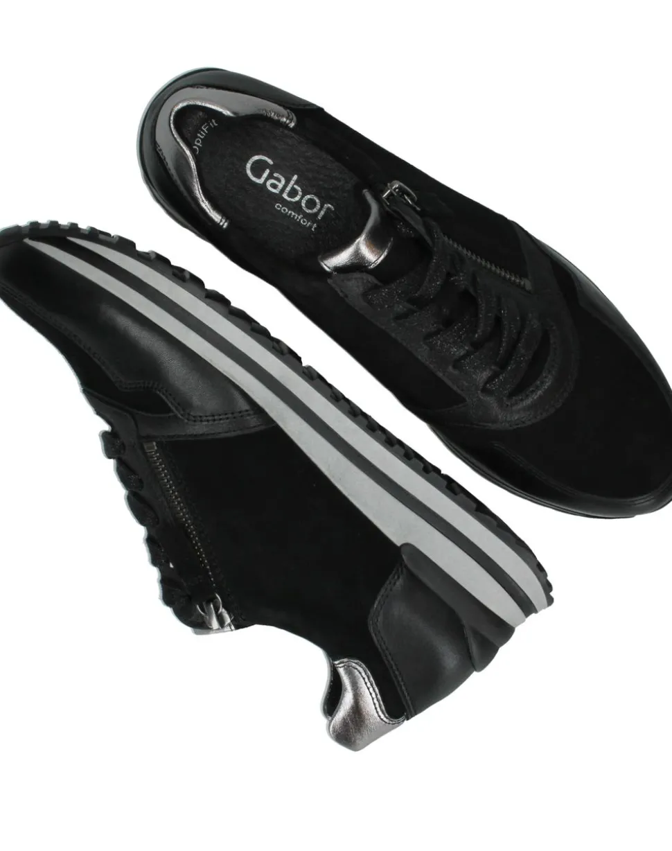 Gabor Sneakers Zwart Dames