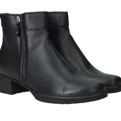 Hartjes Enkellaarsjes Zwart Dames