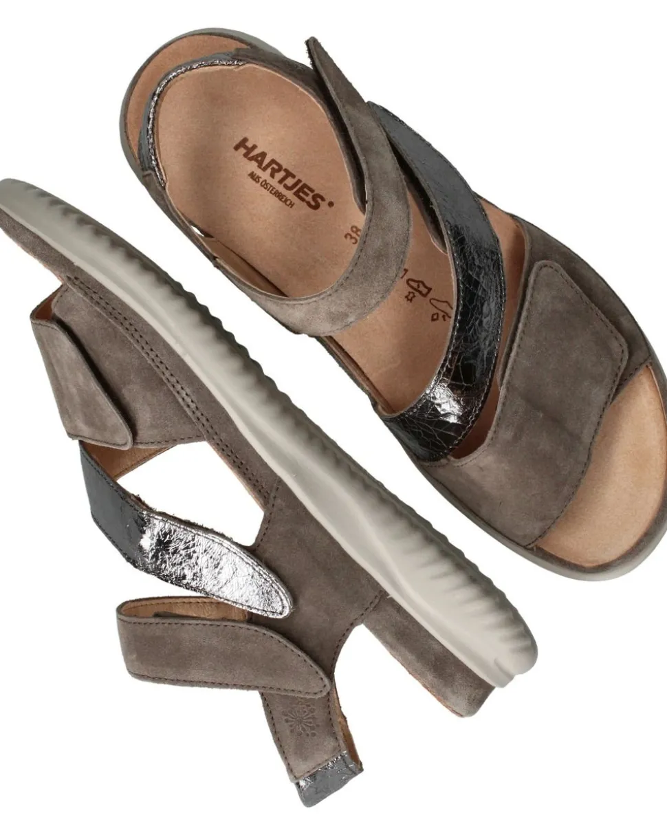 Hartjes Sandalen Taupe Dames