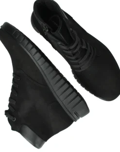 Hartjes Veterboots Zwart Dames