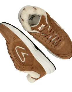 HUB Target Sneakers Cognac Dames
