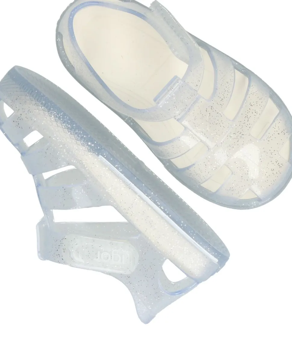 Igor Star Glitter Sandalen Kleurloos Meisjes Jongens
