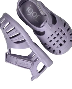 Igor Tobby Solid Sandalen Paars Meisjes