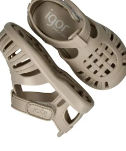 Igor Tobby Solid Sandalen Beige Meisjes Jongens