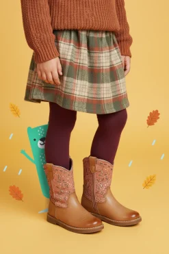 IK-KE Laarzen Cognac Meisjes