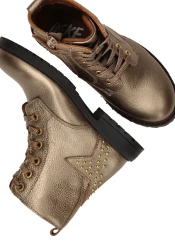 IK-KE Veterboots Goud Meisjes
