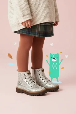 IK-KE Veterboots Goud Meisjes