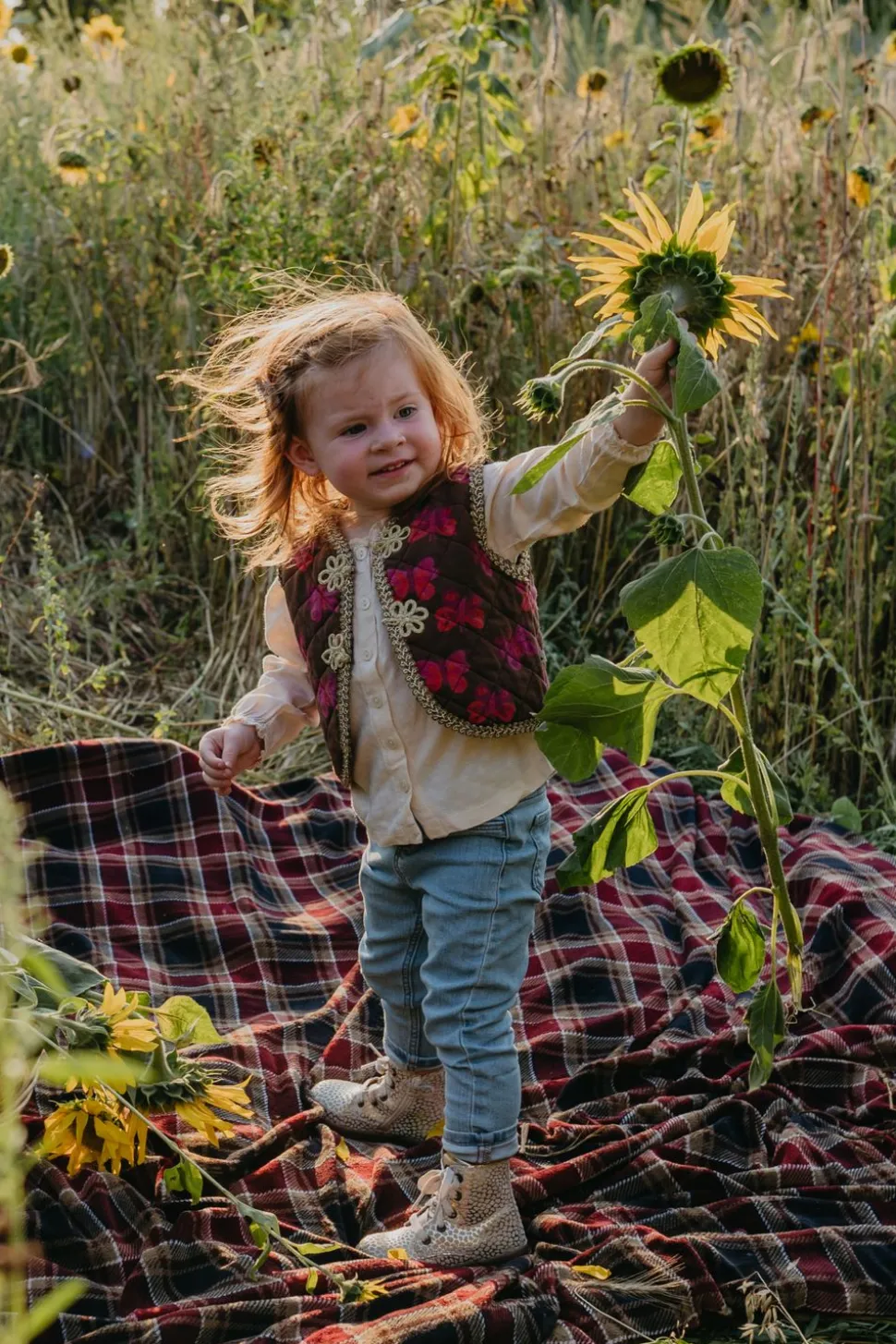 IK-KE Veterboots Goud Meisjes