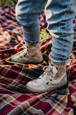 IK-KE Veterboots Goud Meisjes