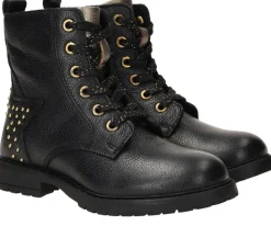 IK-KE Veterboots Zwart Meisjes