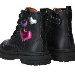 IK-KE Veterboots Zwart Meisjes