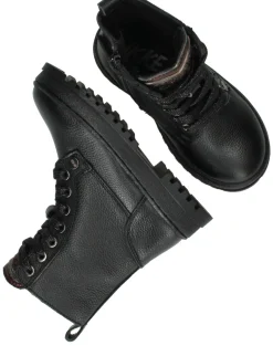 IK-KE Veterboots Zwart Meisjes