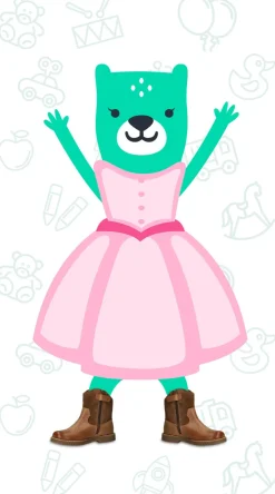 IK-KE Westernboots Cognac Meisjes