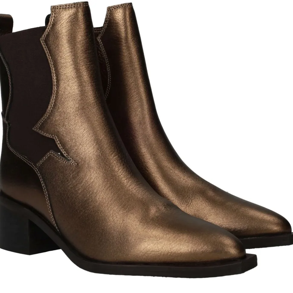 IQONIC Enkellaarsjes Goud Dames