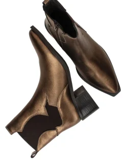 IQONIC Enkellaarsjes Goud Dames