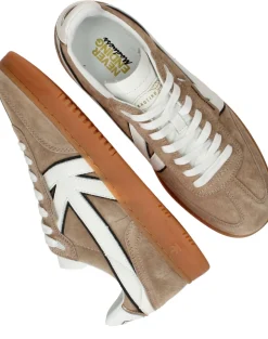 Kaotiko Boston Sneakers Beige Heren