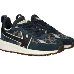 Kaotiko Detroit Glam Sneakers Blauw Dames