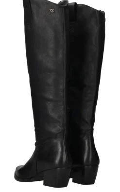 Lazamani Adaline Lange laarzen Zwart Dames