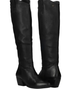 Lazamani Adaline Lange laarzen Zwart Dames