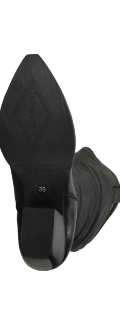 Lazamani Adaline Lange laarzen Zwart Dames