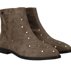 Lazamani Danka Enkellaarsjes Taupe Dames