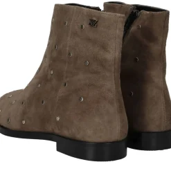 Lazamani Danka Enkellaarsjes Taupe Dames